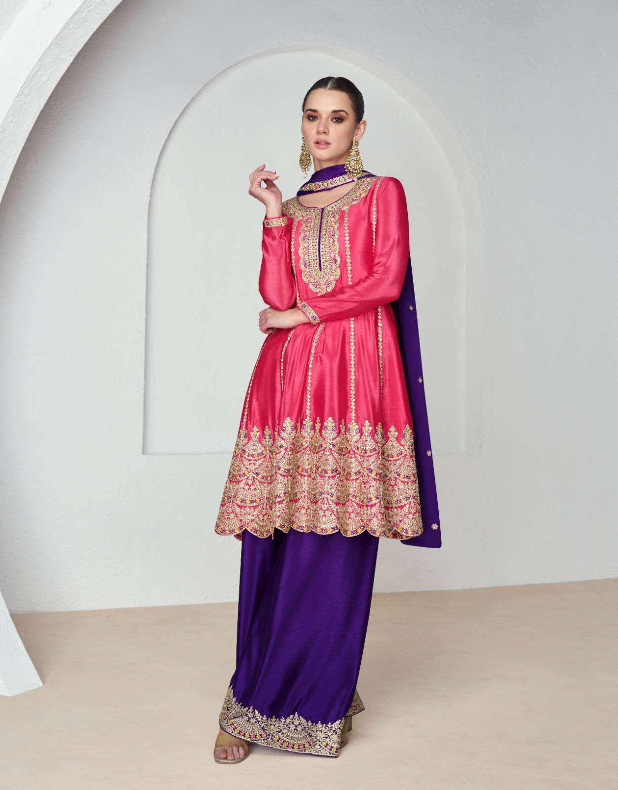 Aashirwad Noura 9932 And 9933 Readymade Designer Suit Catalogue